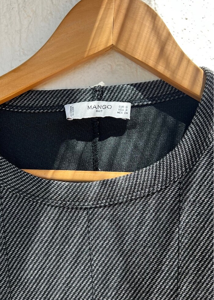 MANGO UZUN KOL FÜME RENK S BEDEN - Görsel 2