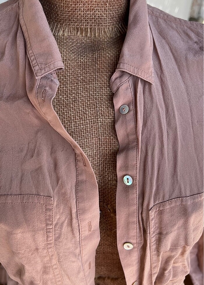 0 İPEK YARGICI GÖMLEK 36 BEDEN UYGUN - Görsel 2