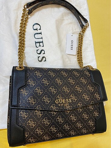 Guess Orijinal, Etiketli Guess Omuz Çantası
