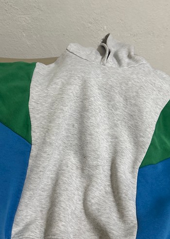 Gri Renkli Fermuarlı Kadın Sweatshirt - Görsel 2