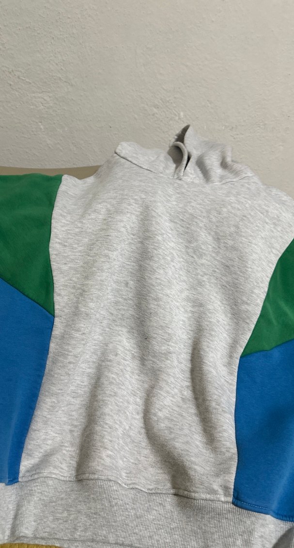 Gri Renkli Fermuarlı Kadın Sweatshirt - Görsel 2