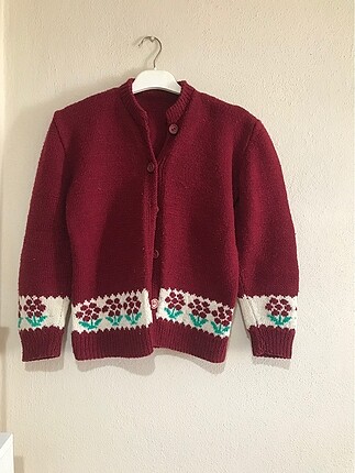 Örülmüş vintage hırka