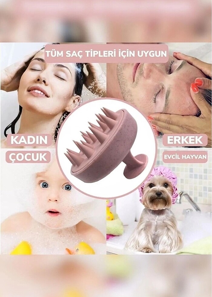 SAÇ YIKAMA MASAJ DUŞ TARAĞI - Görsel 2