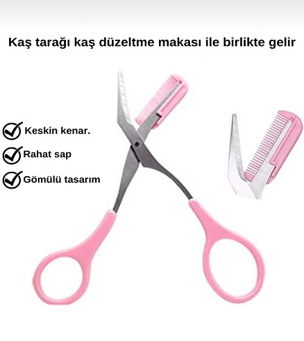 KAŞ USTURASI TARAKLI KAŞ MAKASI - Görsel 6