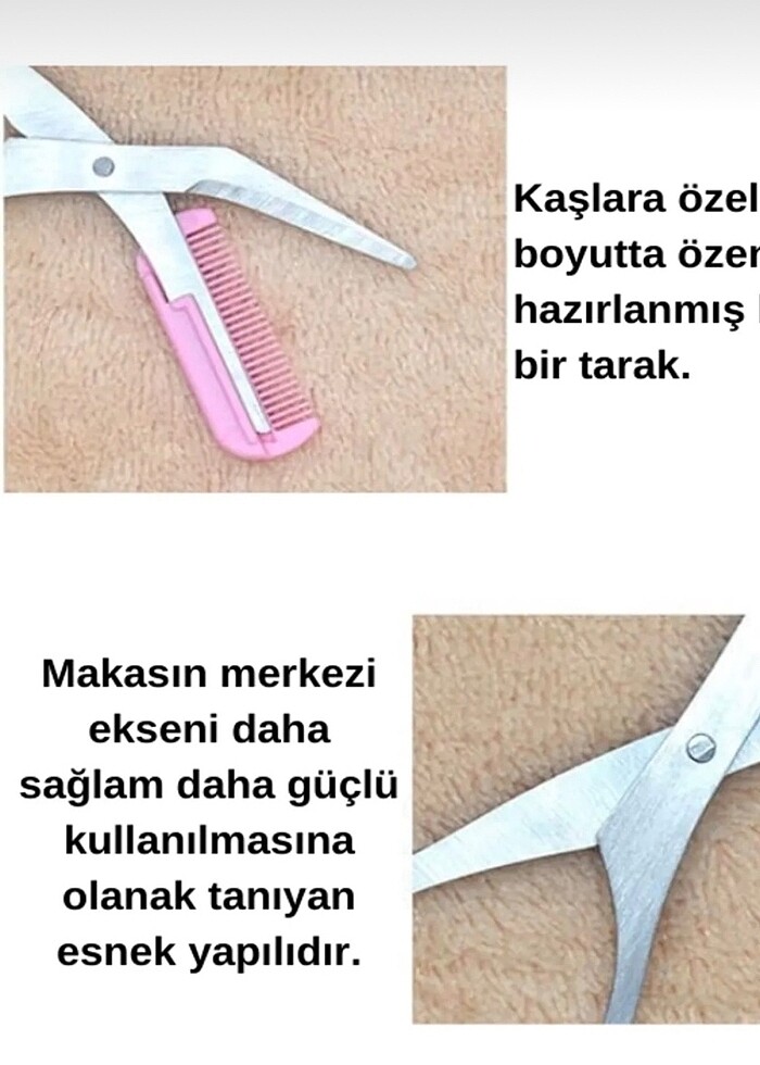 KAŞ USTURASI TARAKLI KAŞ MAKASI - Görsel 4