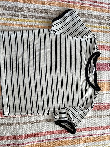 s Beden çeşitli Renk Crop / tişört temiz kullanıldı