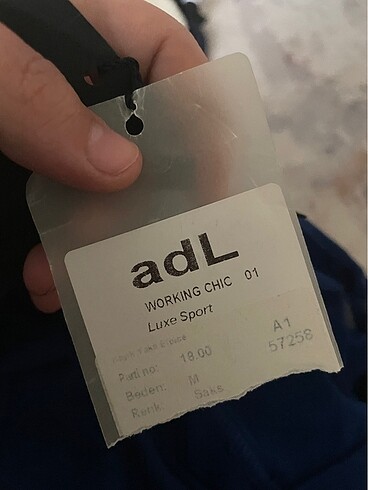 m Beden lacivert Renk Adil Işık ofis elbisesi