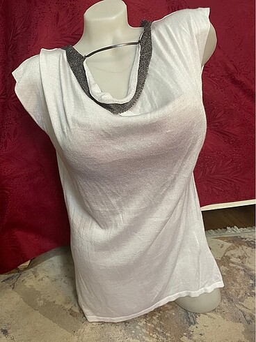 l Beden Beyaz tshirt