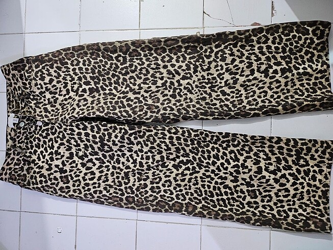 38 Beden H&m leopar panotlon