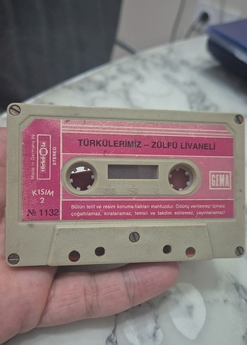Zülfü Livaneli Türkülerimiz Kaset