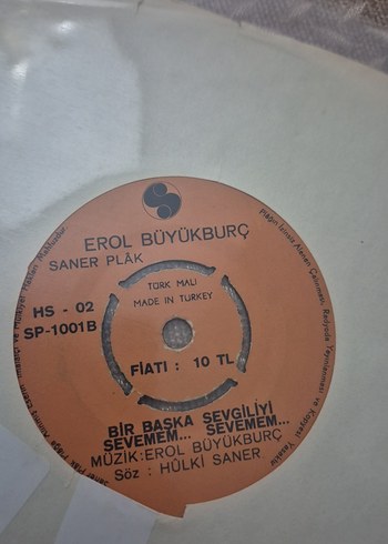 Erol Büyükburç - Bir Başka Sevgiliyi Sevemem 45'lik