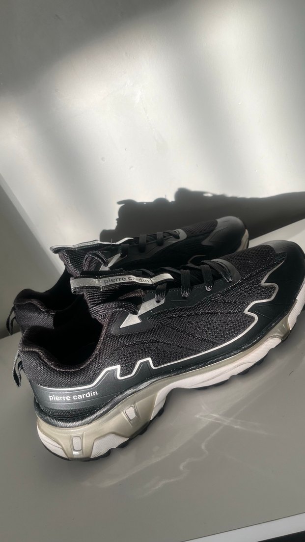 Siyah Bağcıklı Spor Ayakkabı - Görsel 2