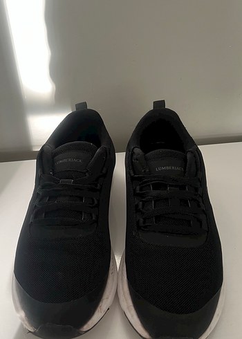 Siyah Bağcıklı Kadın Spor Ayakkabı - Görsel 2