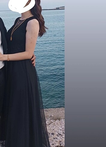 s Beden siyah Renk Siyah güpürlü tül ebise