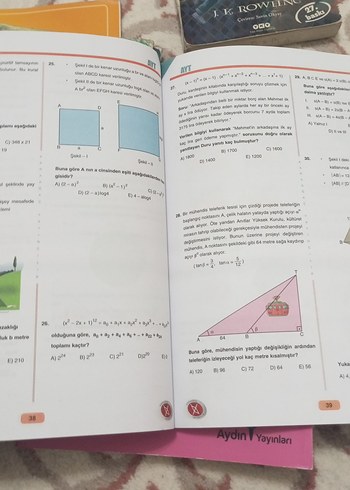 Karaağaç AYT Matematik Denemeleri Kitabı - Görsel 3