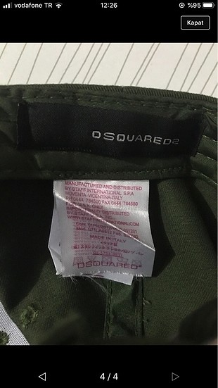  Beden çeşitli Renk Dsquared şapka