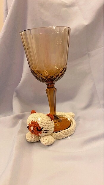 Amigurumi bardak altlığı