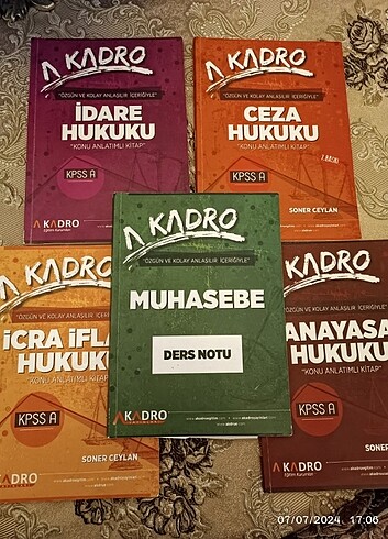 KPSS KİTAPLARI 