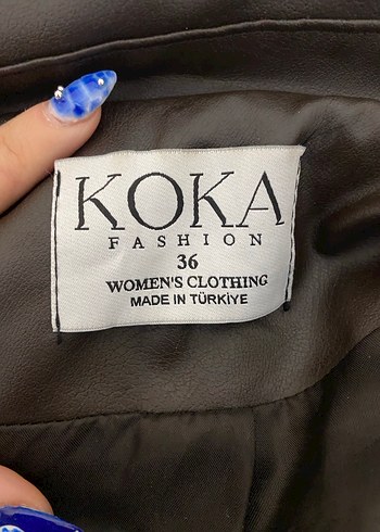 Kahverengi Deri Fermuarlı Kadın Ceket - Görsel 5