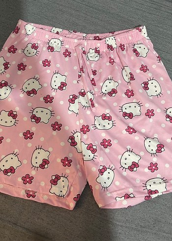 Hello Kitty Desenli kadın Boxer şort