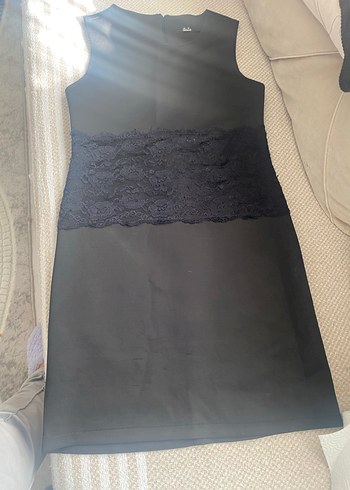 Dantel detaylı elbise - Görsel 3