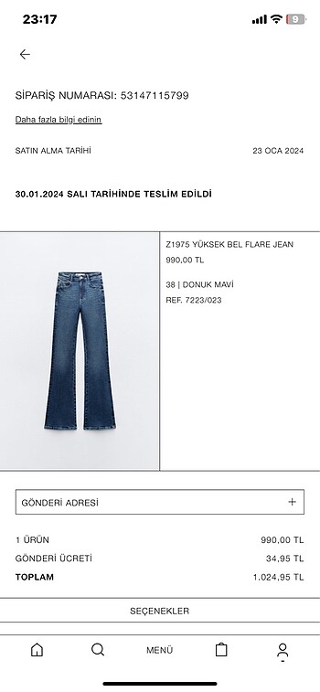 Zara Zara jean