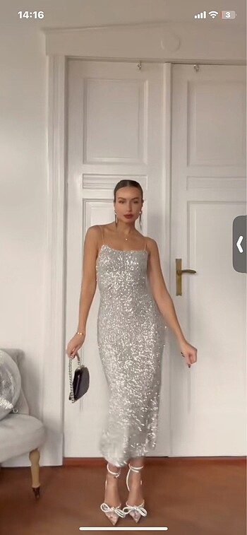 Zara Zara pullu elbise