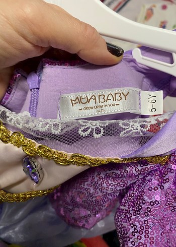 Mor Parlak Kız Çocuk Abiye - Görsel 3