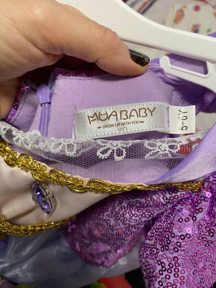 Mor Parlak Kız Çocuk Abiye - Görsel 3