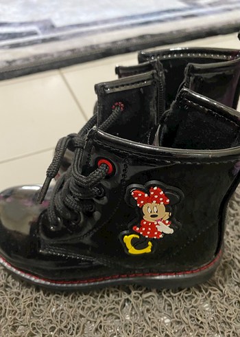 Kız Çocuk Siyah Parlak  Bot - Görsel 3