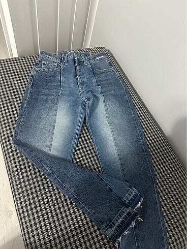 Zara 38 beden kot pantolon