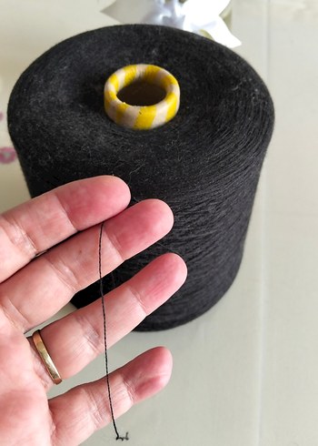 Siyah El Örgü İpliği - Görsel 2