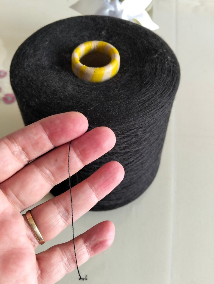 Siyah El Örgü İpliği - Görsel 2