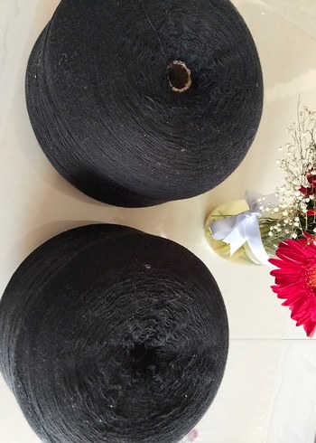 siyah tüysüz örgü ipi - Görsel 2