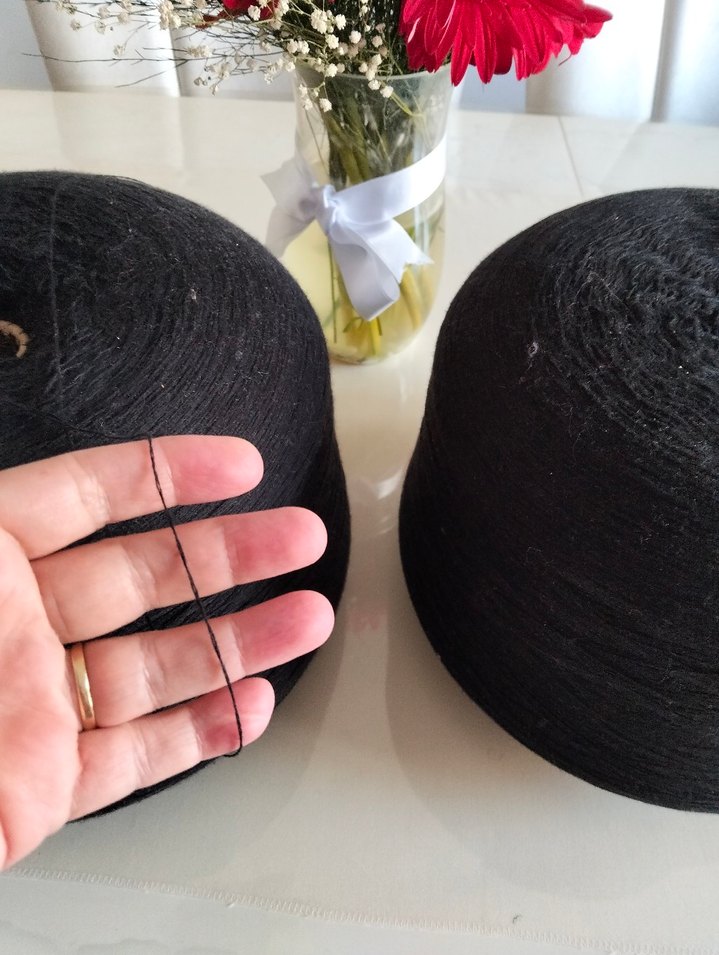 siyah tüysüz örgü ipi - Görsel 3