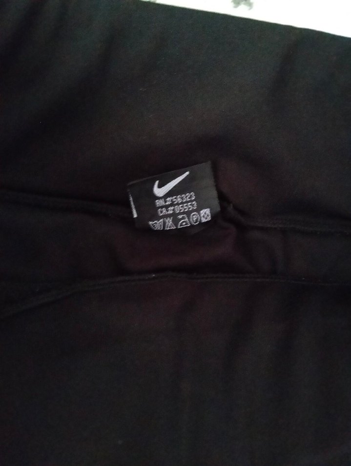 Siyah Nike Bilek Boyu Spor Tayt - Görsel 2