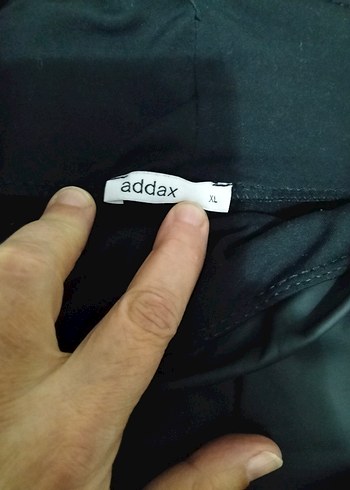 Siyah Kadın Midi Tayt Elastik Kumaş - Görsel 2