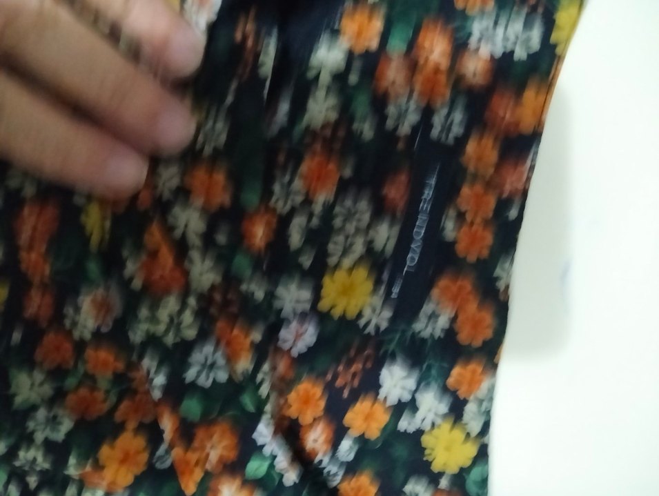 Çiçek Desenli Volanlı Midi Etek - Görsel 2