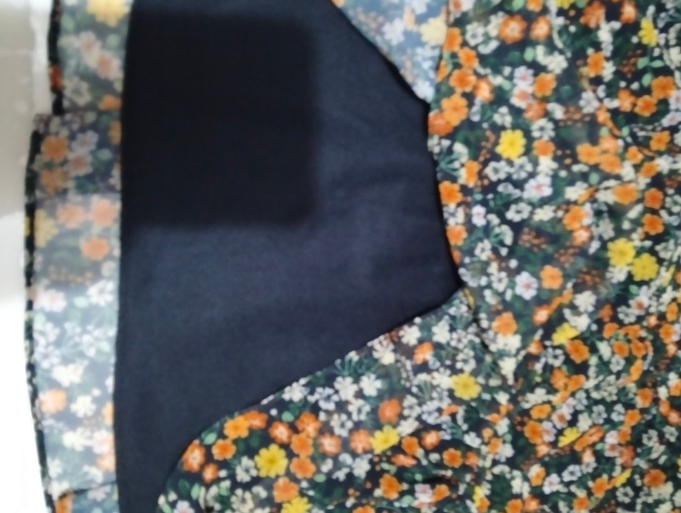 Çiçek Desenli Volanlı Midi Etek - Görsel 5