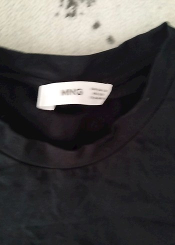 MNG marka uzun kollu arkadan açık bağcıklı badi - Görsel 2