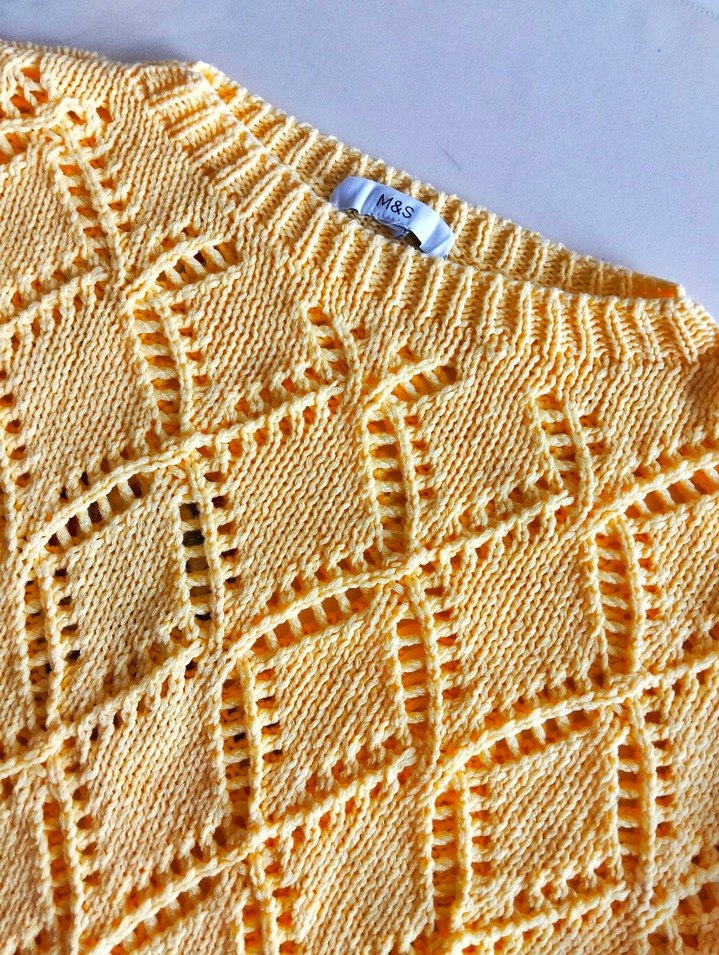 Sarı Bohem Kadın Triko Kazak - Görsel 2