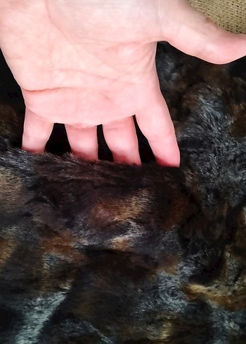 Kahverengi Kürklü Midi Kadın Yelek - Görsel 8