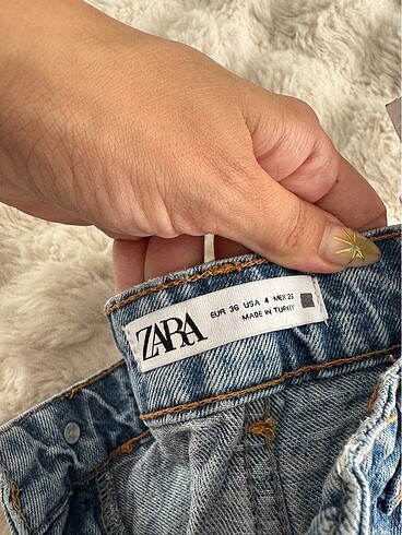 36 Beden Zara kot pantolon