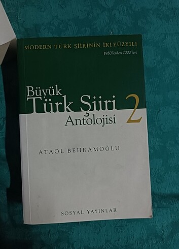 Ataol Behramoğlu Büyük Türk Şiiri Antolojisi (imzalı)