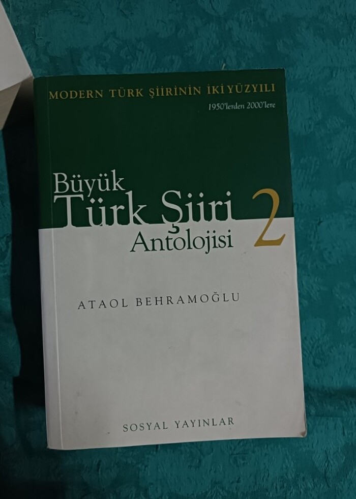 Ataol Behramoğlu Büyük Türk Şiiri Antolojisi (imzalı) - Görsel 2