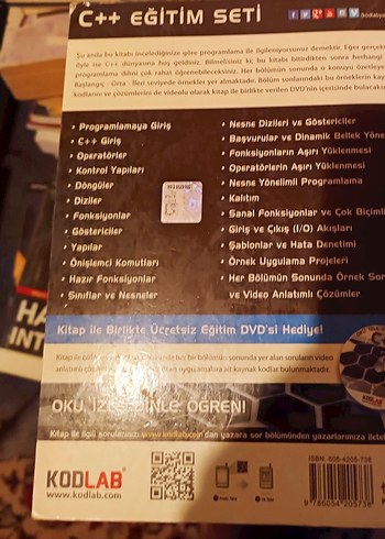 C++ Programlama Kitabı - 10. Baskı, Kodlab - Görsel 2