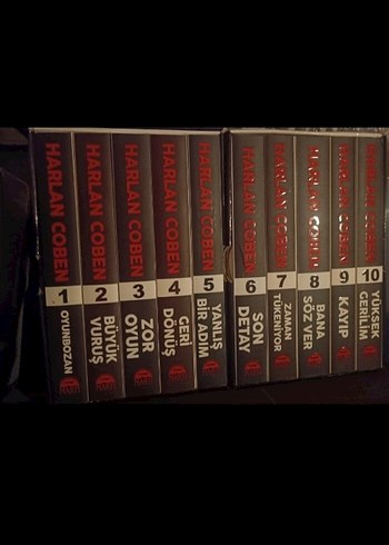 Harlan Coben 10 Kitap Seti - Gerilim Romanları