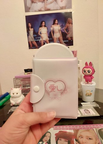  Beden Kawaai pembe kpop binder