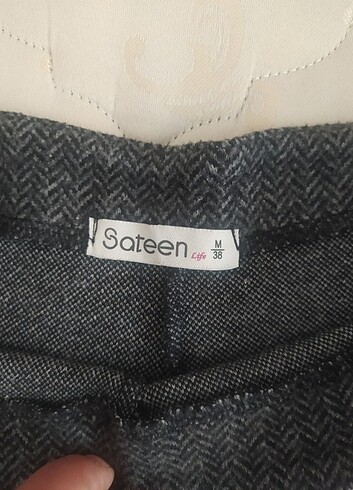 Saten Kaşe kumaş şort