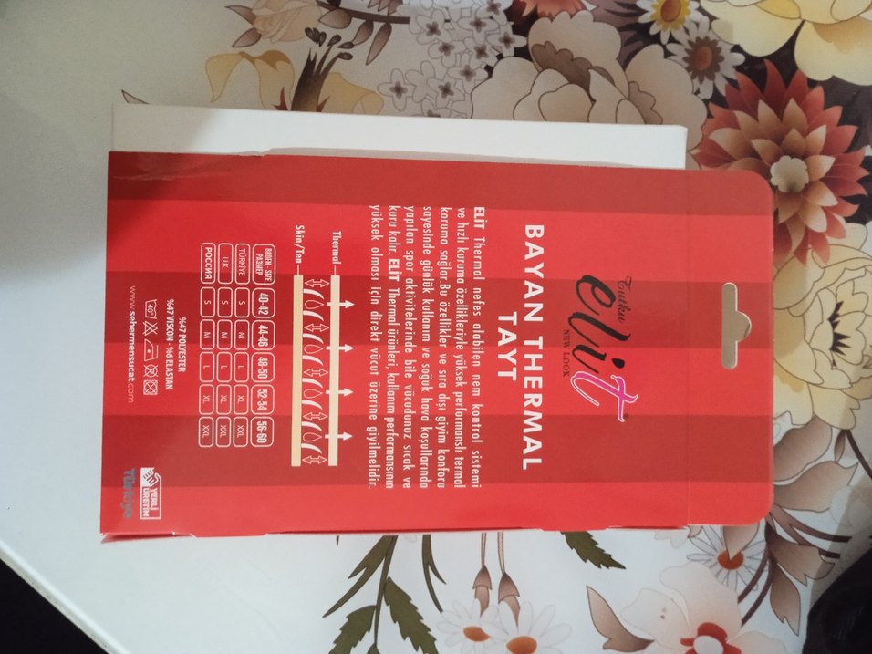 Elit Kadın Siyah Termal Tayt - Görsel 3